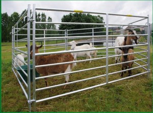 High Quality 7 Rail Interlocking Sheep Hurdle Sheep Corral Panel