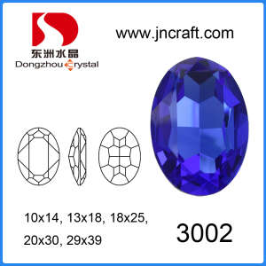 Oval Crystal Stone for Crystal Jewelry Components (SCATTERED BEAD)